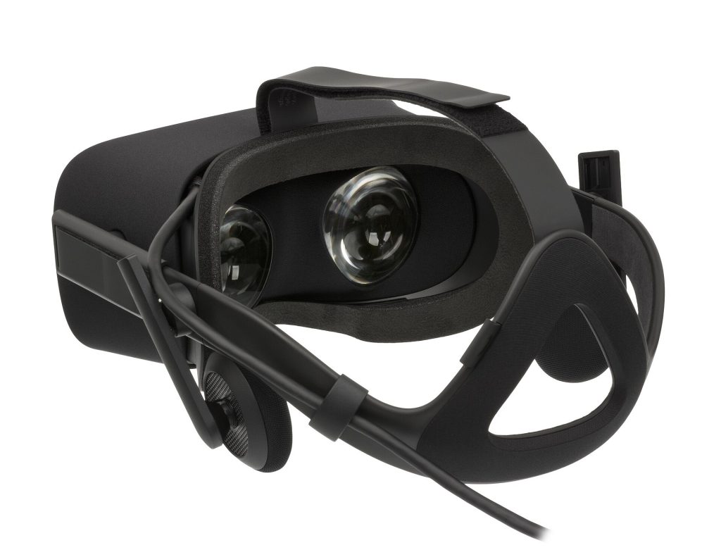 Person wearing a VR headset